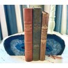 (1.4-1.8kg, Blue) - Decorative Bookends Agate Book Holder for Office