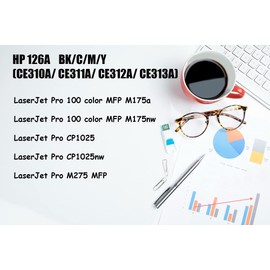 Ultra Toner® Compatible Replacement for HP 126A CE310A Black Toner Cartridge for HP Laserjet Pro 100 Color MFP M175a MFP M175nw CP1025 CP1025nw M275 MFP (2 BK)