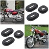 be in your mind 12 Pcs Motorcycle Side Rubber Lids