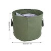 Portable Waterproof Reusable Canvas Garden Leaf Waste Bag, Garden Lawn
