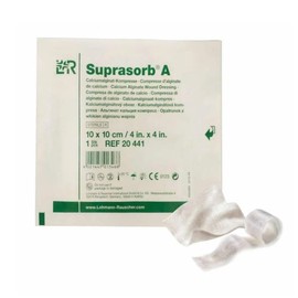 Suprasorb A Square Calcium Alginate Dressing, 10 x 10 cm