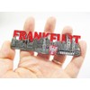 Frankfurt Magnet Metal Souvenir Germany Roman Skyline Banks Big Letter