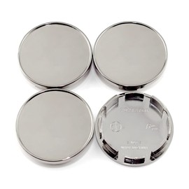 GTownWorks 64mm 2.5in Wheel Center Caps for 1LB74TRMAB 1LB74SZ7AB 1LB74SZOAB 1LB74TRMAA Wheel Center Hubcaps 4 Pack Black Chrome Center Cover Replacement for Rim