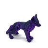 Articulated Wolf 3-D Printed, Small Medium Large Wolf Toy, Black