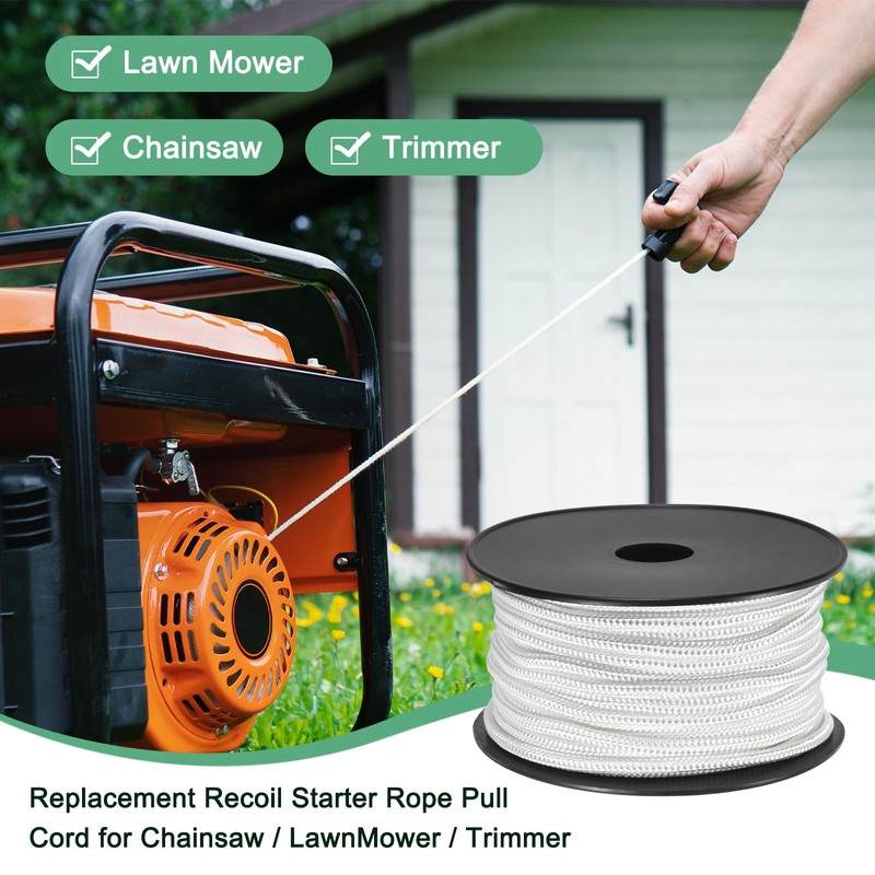 M METERXITY Recoil Starter Rope Pull Cord 6mm 30m Pull
