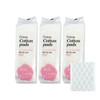 The Pure Cotton Cotton Embossed Cotton (100P) Vinyl Type - 3 Cotton Pads Cleansing Tissue Makeup / 더순수한 화장솜 엠보코튼(100P)비닐형-3개 화장솜 클렌징티슈 메이크업