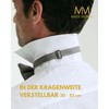 Massi Morino Men's Bow Tie Pre-Tied and Adjustable - Plain