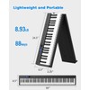 OYAYO Folding Piano Keyboard 88 Key, Portable Piano Keyboard with