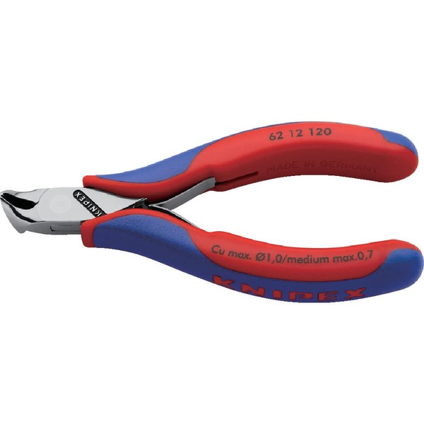Knipex Electronics Oblique Cutting Nipper with multi-component grips 120 mm