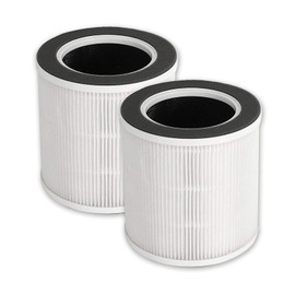PUREBURG Replacement Filter Compatible with Vremi & HOKEKI VK-6067B Air Purifier,2-Pack 4-Stage Filtration Activated Carbon Air Clean