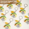 Siifert 36 Set Emotional Support Positive Taco Acrylic Keychain with