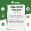 Potassium Supplements 1000mg, 240 Vegan Potassium Tablets Mineral Electrolytes Supplement