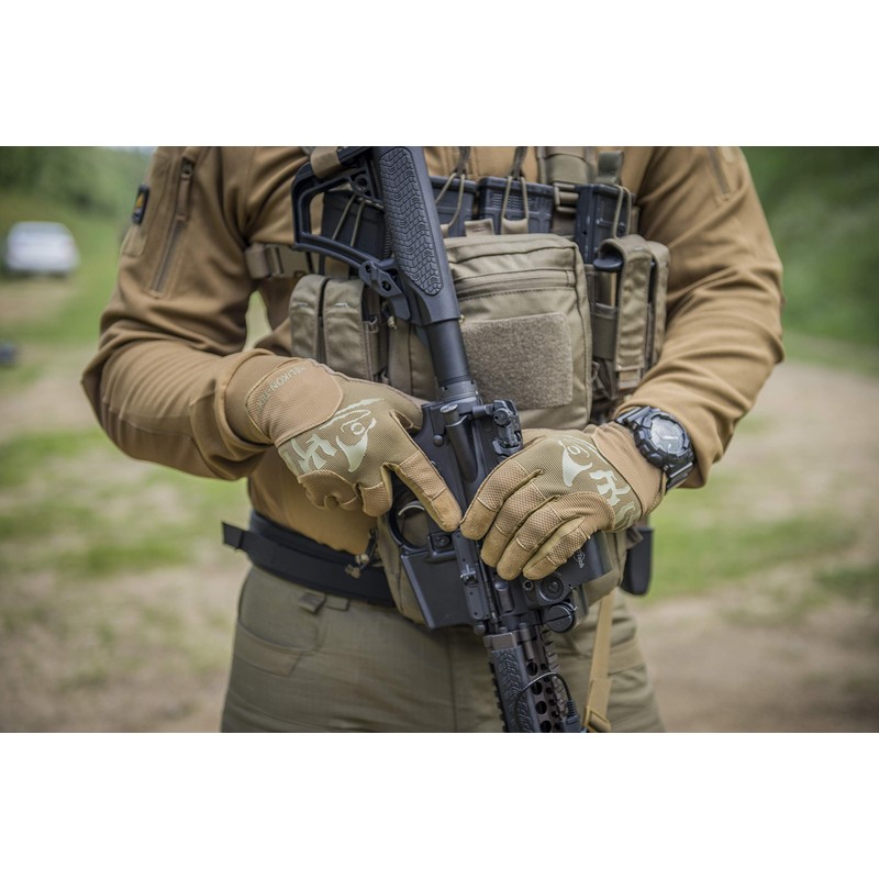 Helikon Men's Range Multi-purpose Hard Gloves Black/Shadow Grey size XL