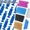 Gomake Vinyl Squeegee Buffer 10PCS Pre-Cut Felt for Window Tint