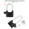 QWORK Alarm Lock, 110 Db Universal Security Alarm Lock System