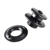 New Marine Tenax Buttons Black 5 Tops + 5 Lower