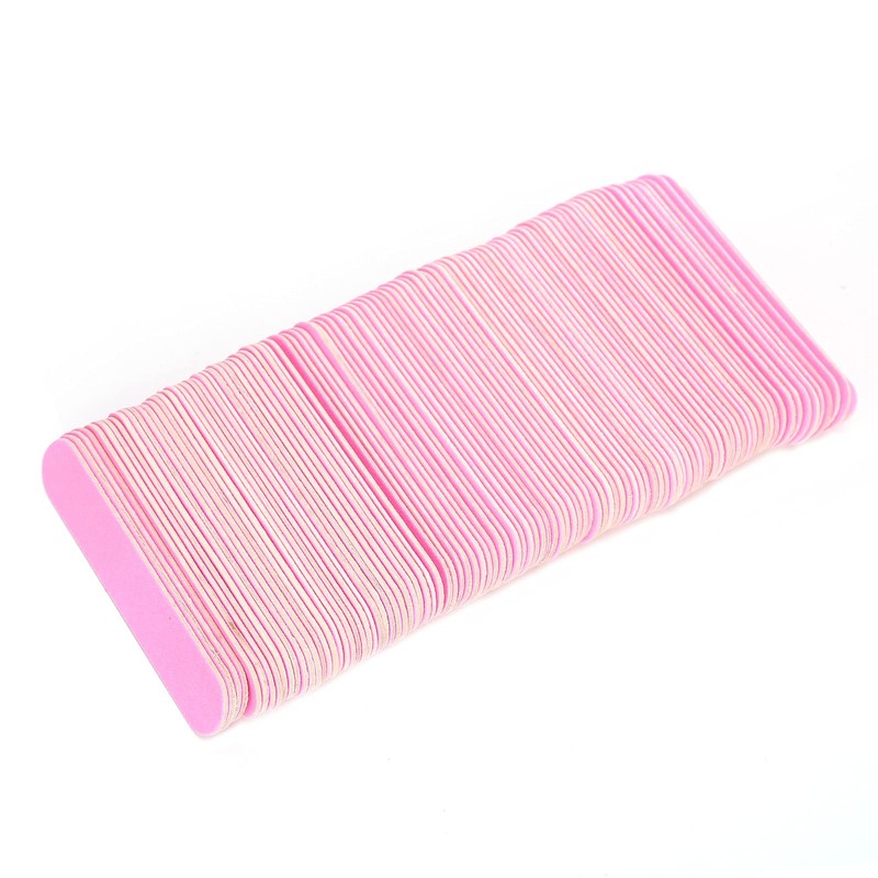 Limas de uñas desechables, 100 archivos de uñas desechables Limas