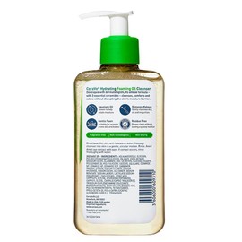 CeraVe Hydrating Foaming Oil Cleanser Hyaluronic Acid and Ceramides Dry Skin 8oz