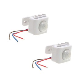 Retrofit (Small Type), Motion Sensor Unit, For Lighting Fixtures, Equipped with PIR Motion and Brightness Sensors, Illuminates Lighting Fixtures in Distant Places, AC100V, 50/60 Hz, Compatible with