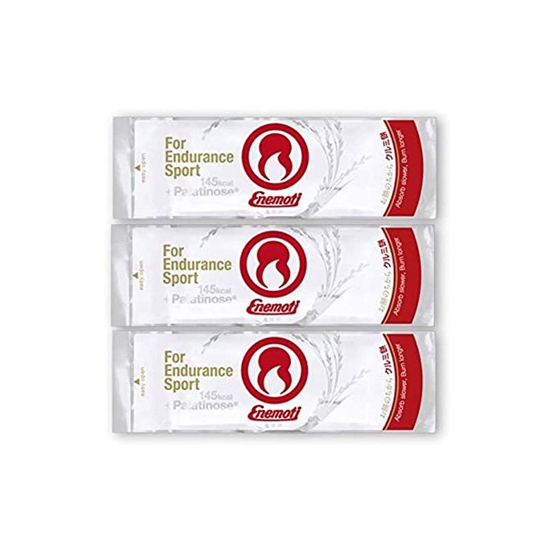 Enemoti Walnut Mochi, Pack of 3 (Food Instruction Manual Included)