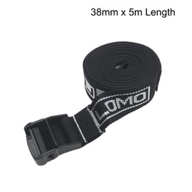 Lomo 38mm Wide Kayak Roof Rack Strap - 5M Black