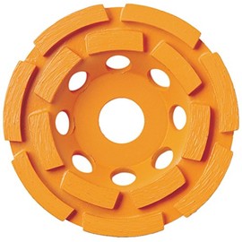 TRUSCO TDCW-4D Diamond Cup Wheel, Φ3.9 x 0.8 inches (100 x 20 mm), Double Type