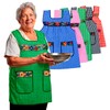 Cuitáxi Traditional Mexican apron for women with pockets beautiful flower