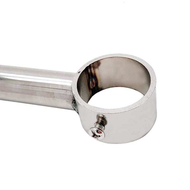 Rannb Ceiling-Mount Bracket Wardrobe Pipe Bracket Rod Lever Support Holder
