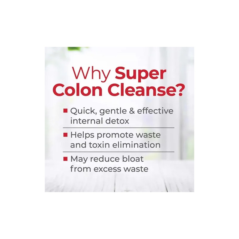 Limpieza De Colon Desintoxicación (120 Cápsulas) Digestión Sin Sabor