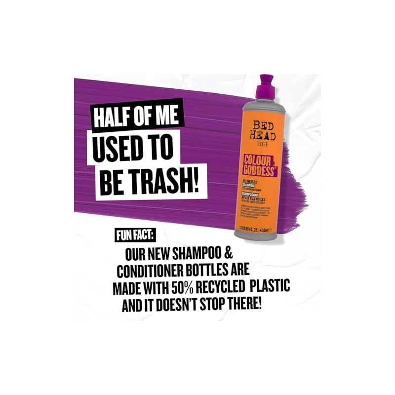 TIGI Bed Head Colour Goddess Oil Infused Shampoo 400ml by