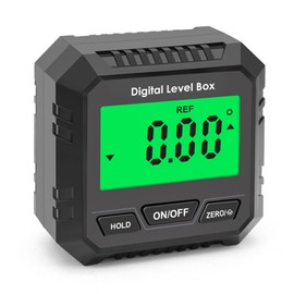 Digital Electronic Level and Angle Gauge, Angle Finder with Magnetic Base, Digital Inclinometer Angle Measuring Tool for Woodworking, Construction and Machinery