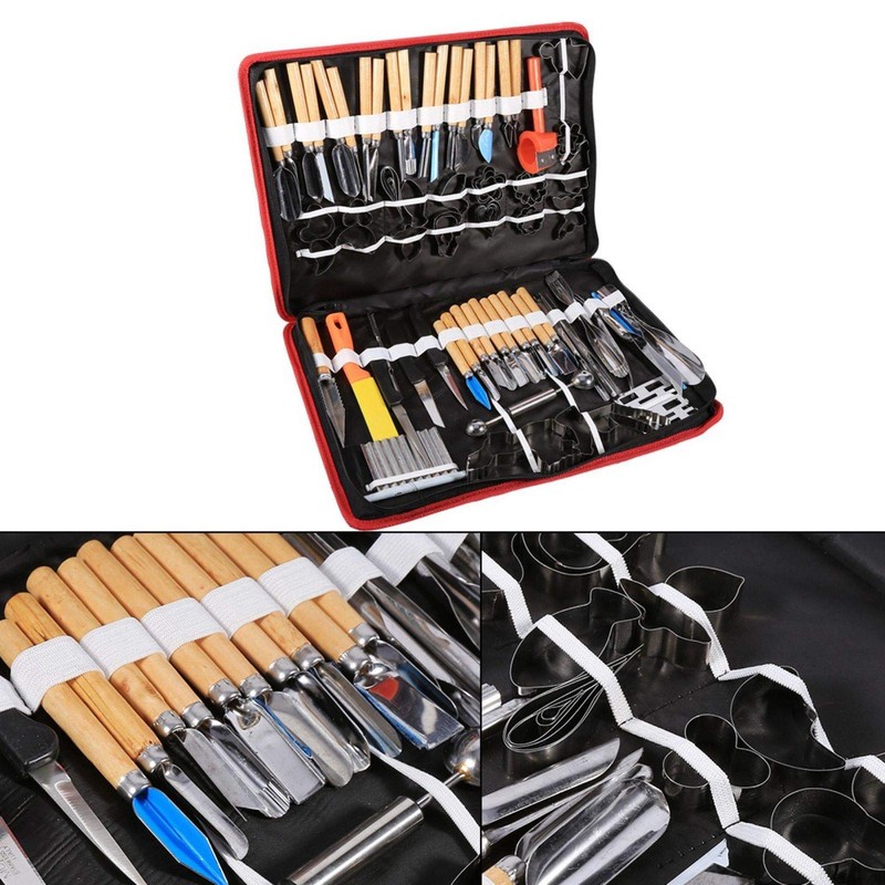 80PCS Portable Vegetable Fruit Food Peeling Culinary Kitchen Carving Set
