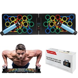 24 in1 Push Up Board Multifunctional Foldable Portable Fitness Workout Push-up Tools Pushup Stands Exercise Board Muscle Board, Home Exercises
