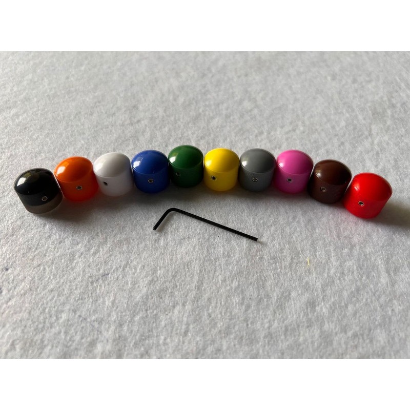 TUOREN Plastic Guitar Control Knob Volume Tone Control Dome Knobs