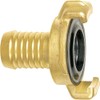 GEKA 80103SB Hose Piece 3/4" 19mm of Brass, Gold, 18
