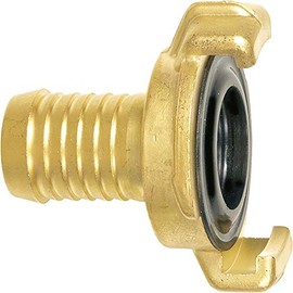 GEKA 80103SB Hose Piece 3/4" 19mm of Brass, Gold, 18 x 8 x 13 cm