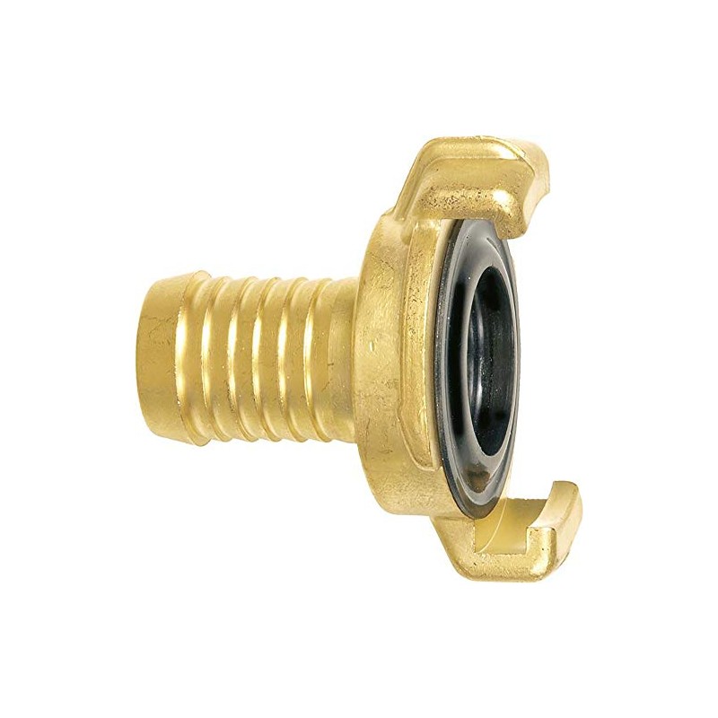 GEKA 80103SB Hose Piece 3/4" 19mm of Brass, Gold, 18