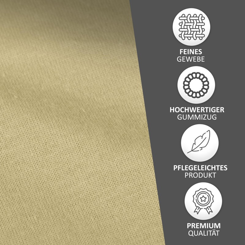 Leonado Vicenti Classic Fitted Sheet, 100% Jersey Cotton, in Many