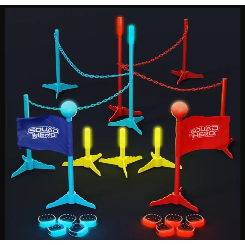 Squad Hero Capture The Flag Illuminated Play Set 10 Players