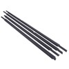 Saitedudu 4Pcs Weatherstrip Door Window Moulding Trim Seal Belts Compatible