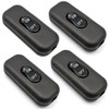 On Off Button Switch, PLUSPOE 4 Pack DPST Control Cord