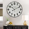 Large Old Town Farmhouse Wall Clock – 24 Inches Rustic