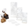 Paper Mart White Cello Bags Inserts 4" X 2 1/2"
