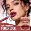 6PCS Matte Lipstick Set for Women, Brown Nude Lipstick Kit