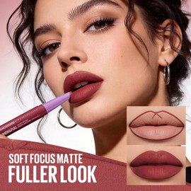 6PCS Matte Lipstick Set for Women, Brown Nude Lipstick Kit