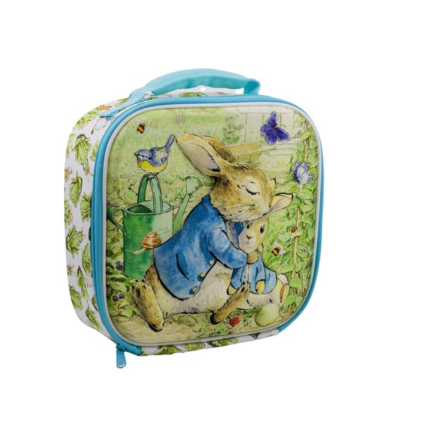 STORLINE Stor Peter Rabbit 3D Rectangular Insulated Lunch Box Bag for Boys and Girls, Perfect Size for Packing Hot or Cold Snacks for School and Travel, BPA Free