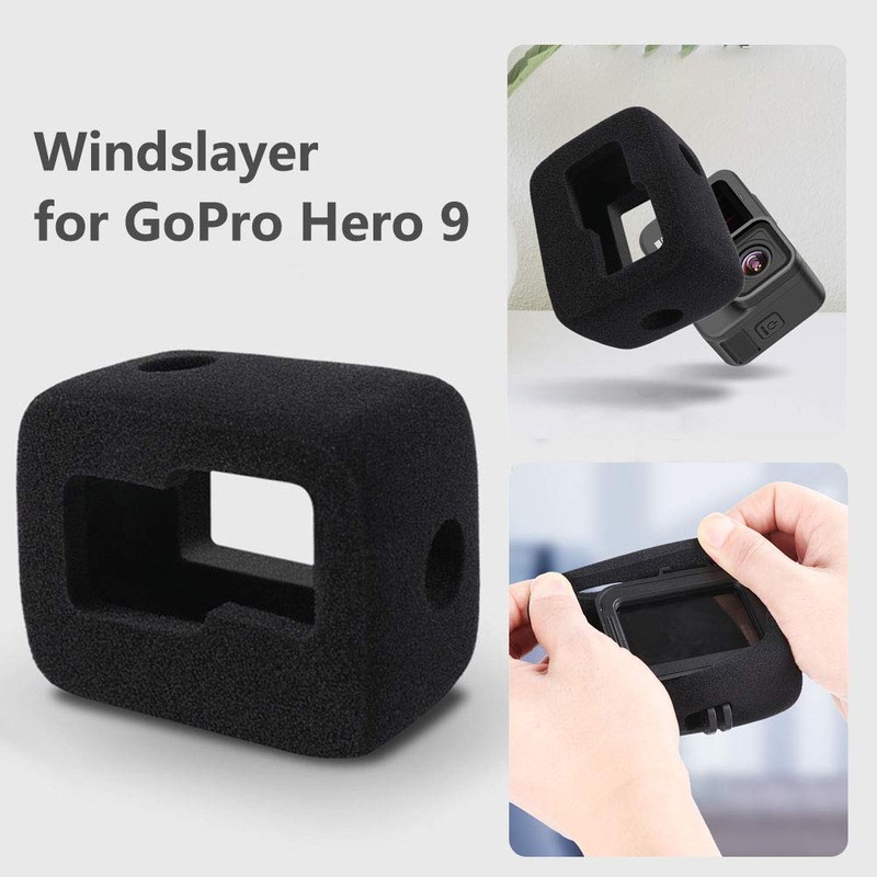 Windslayer Cover for GoPro Hero 13/12/11/10/9 Foam Case Wind Noise