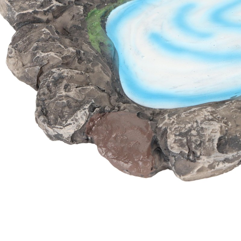 Trywise Hand Drawn Miniature Pond Fairy Garden Miniature Pond Realistic