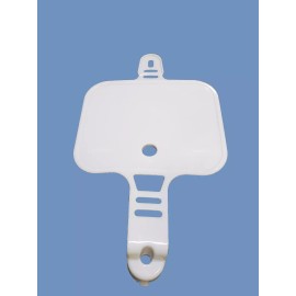 Fellers Small Engines WHITE PLASTIC NUMBER PLATE FITS CRF50 50CC 110CC 125CC 150CC PIT PRO DIRT BIKE