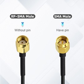 Bingfu Dual Band WiFi Antenna RP-SMA Male Aerial 2.4GHz 5GHz 5.8GHz Magnetic Base Antenna for WiFi Router Range Extender Gateway Wireless Mini PCI Express PCIE Network Card USB Adapter